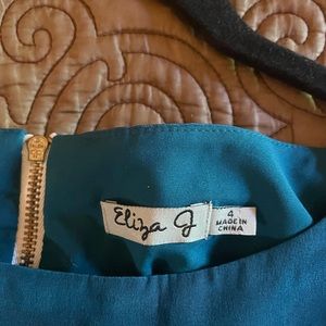 Eliza J Dress!! Blue, Teal and White Dress!